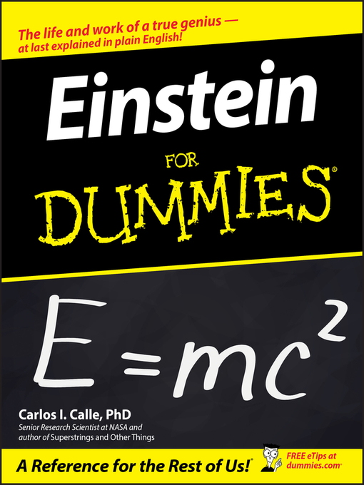 Title details for Einstein For Dummies by Carlos I. Calle - Wait list